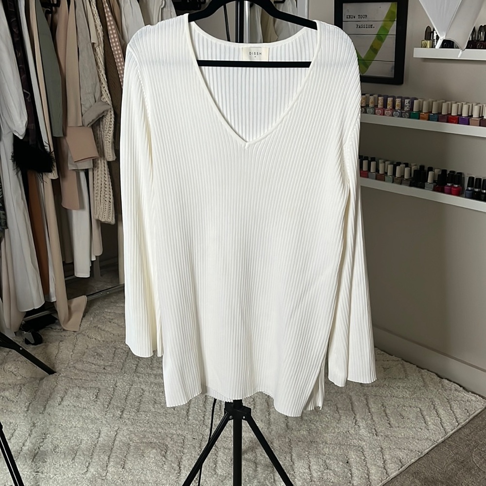 Knit tunic shirt